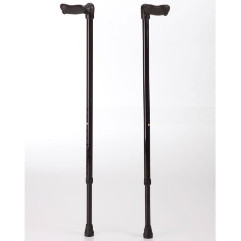 Bastones regulables con empuñadura anatómica.